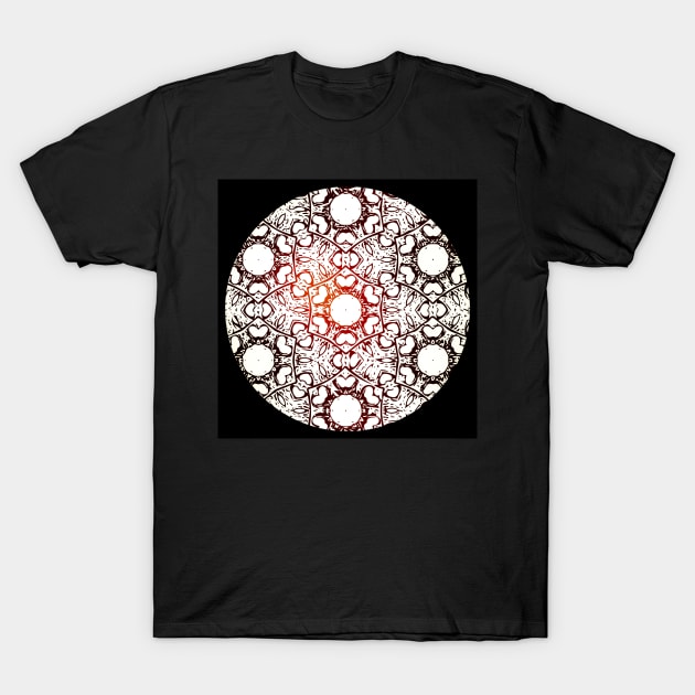 Kaleidoscope heart. T-Shirt by Radrenart